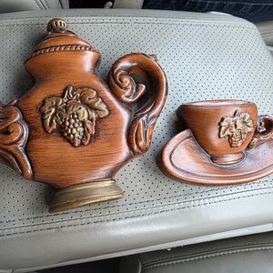 Decorative Teapot and Teacup Wall Art